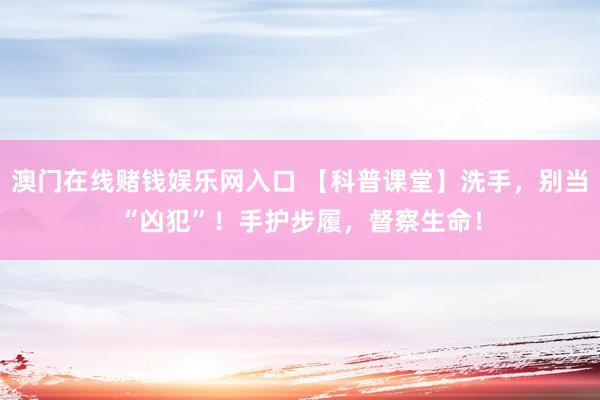 澳门在线赌钱娱乐网入口 【科普课堂】洗手，别当“凶犯”！手护步履，督察生命！